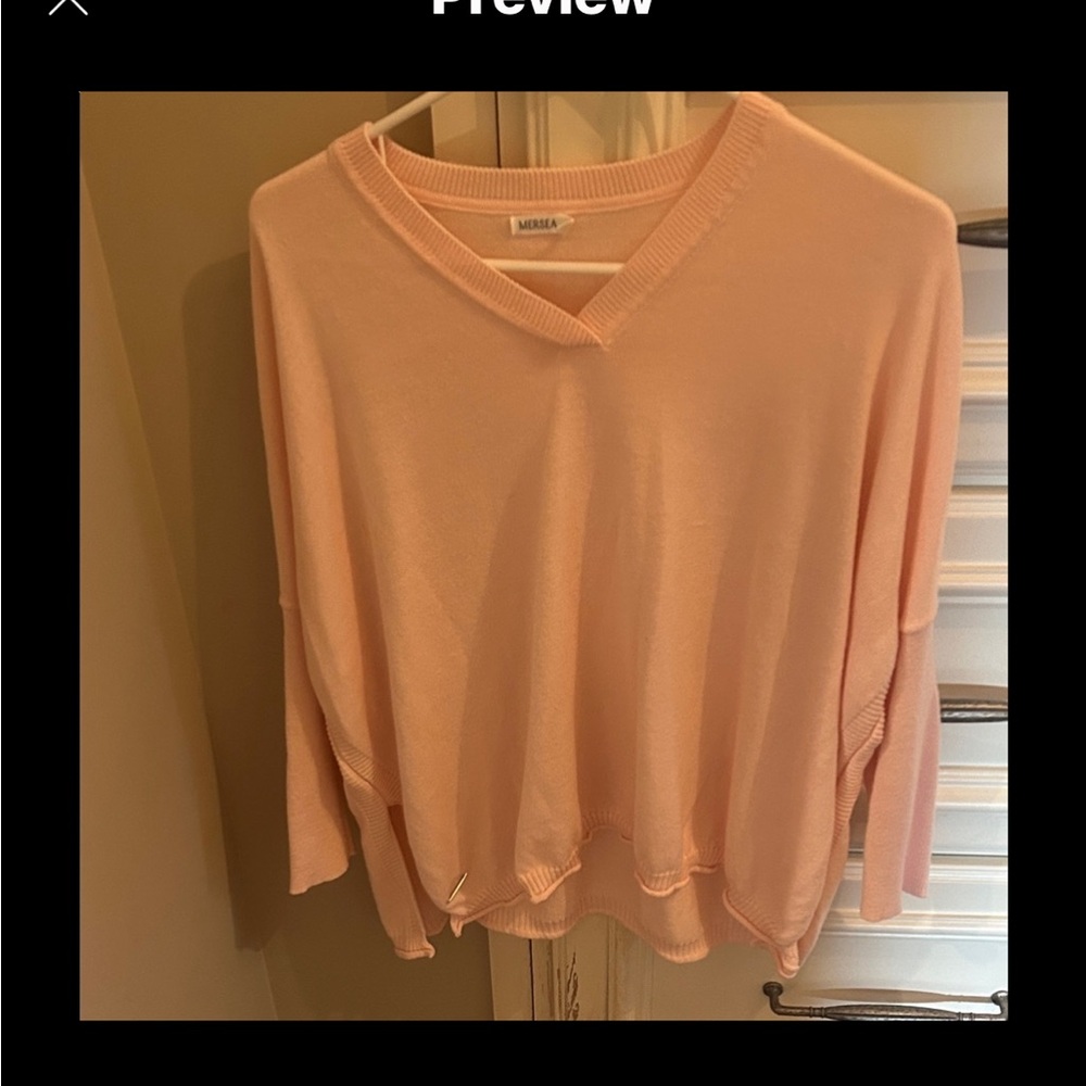 Mersea catalina sweater pale pink petite